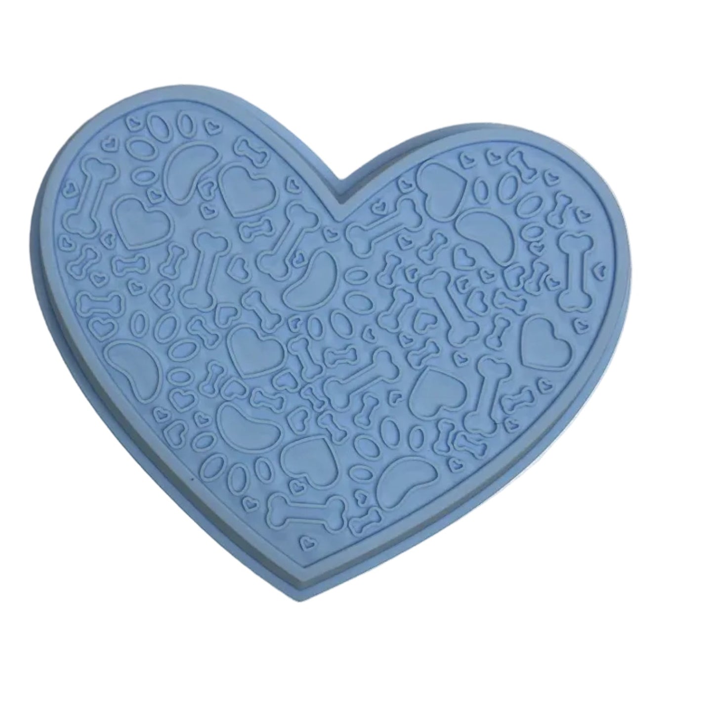 Bol ralentisseur cœur bleu