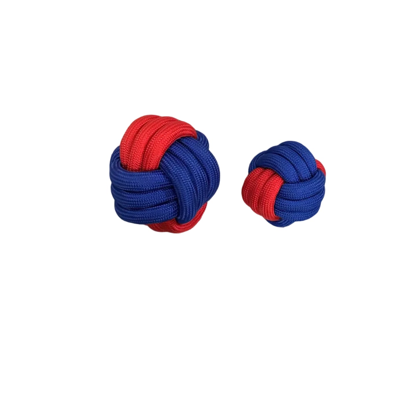 Balle bleue et rouge