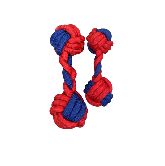 Dumbell rouge et bleu