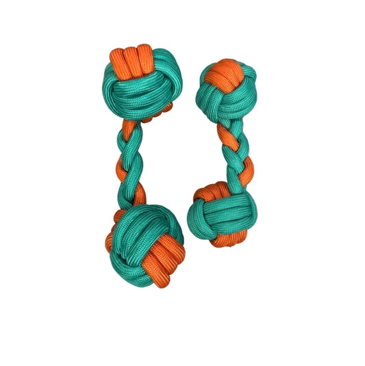 Dumbell turquoise et orange