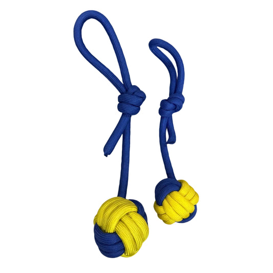 Tug balle bleue et jaune