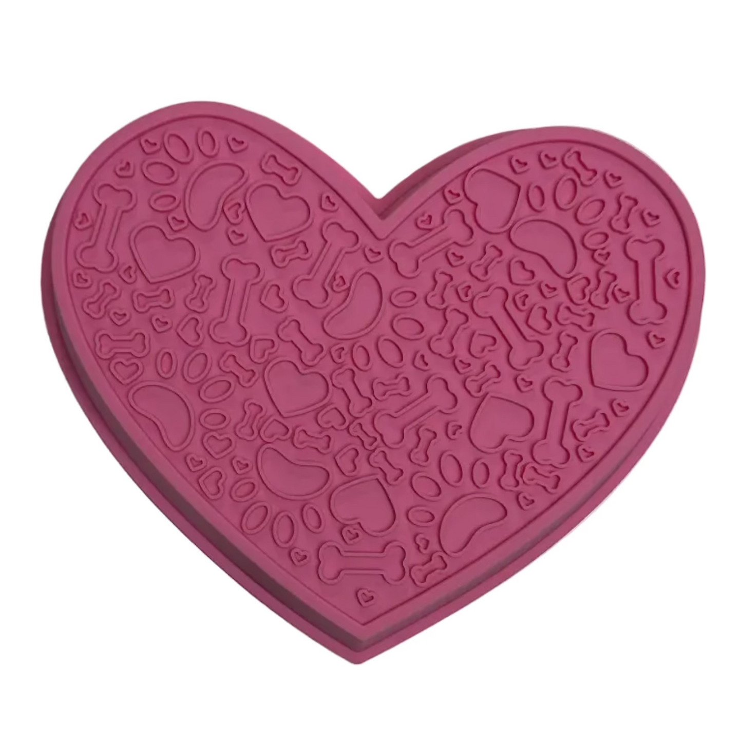 Bol ralentisseur cœur rose foncé
