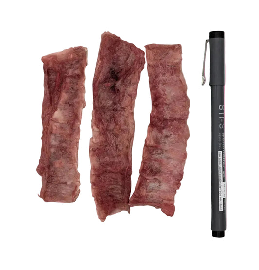 Quartiers de trachées de bison lyophilisés-1,5oz