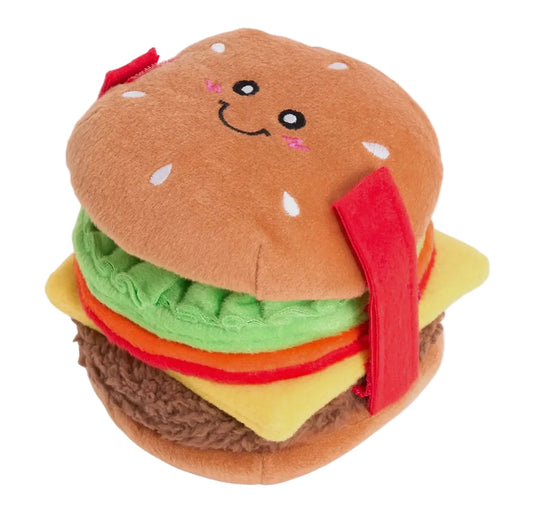Peluche interactive CheeseburgerZippyPaws