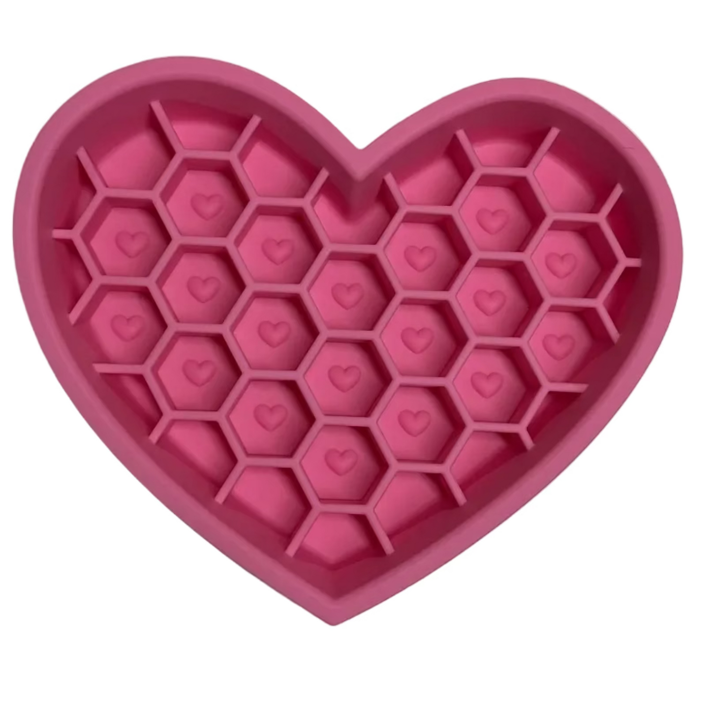 Bol ralentisseur cœur rose foncé
