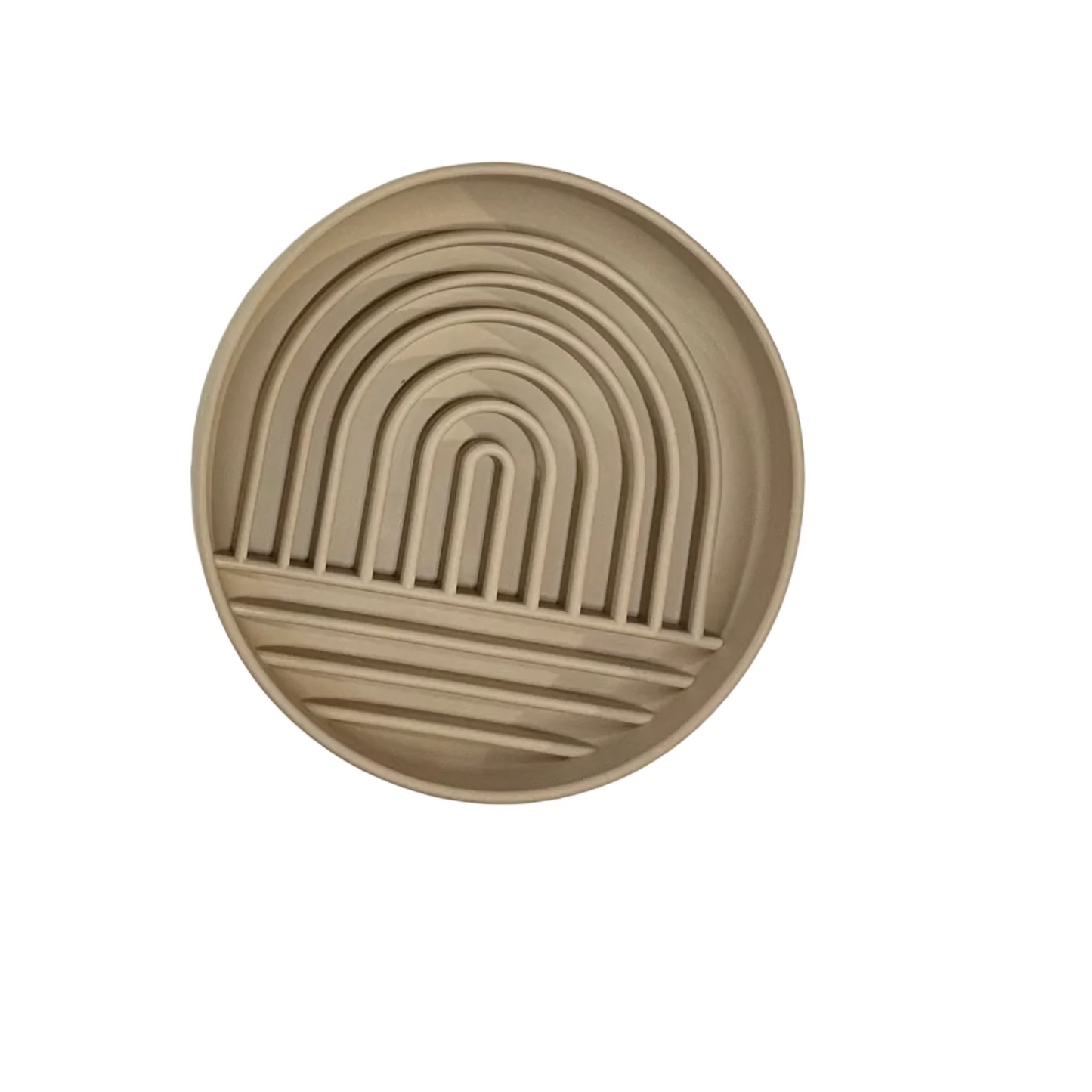 Bol ralentisseur arc-en-ciel beige